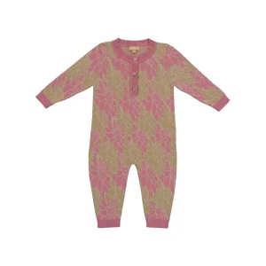 BALOU Baby Floral Knit Romper
