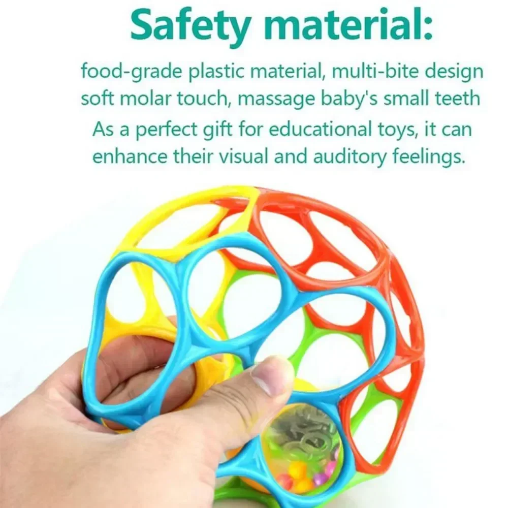 Baby Toy Ball Rattles Soft Ball Toy Newborn Grasping Teethers Hand Bell Sensory Toys Kids Educational Toys for 0-12 Months Baby - Image 5