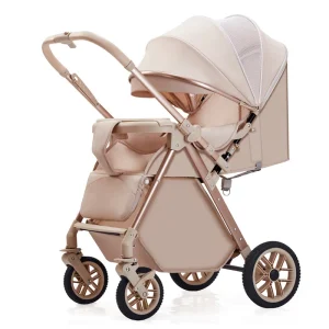 ~~Baby stroller can sit and lie down High landscape lightweight folding two-way stroller Children's stroller