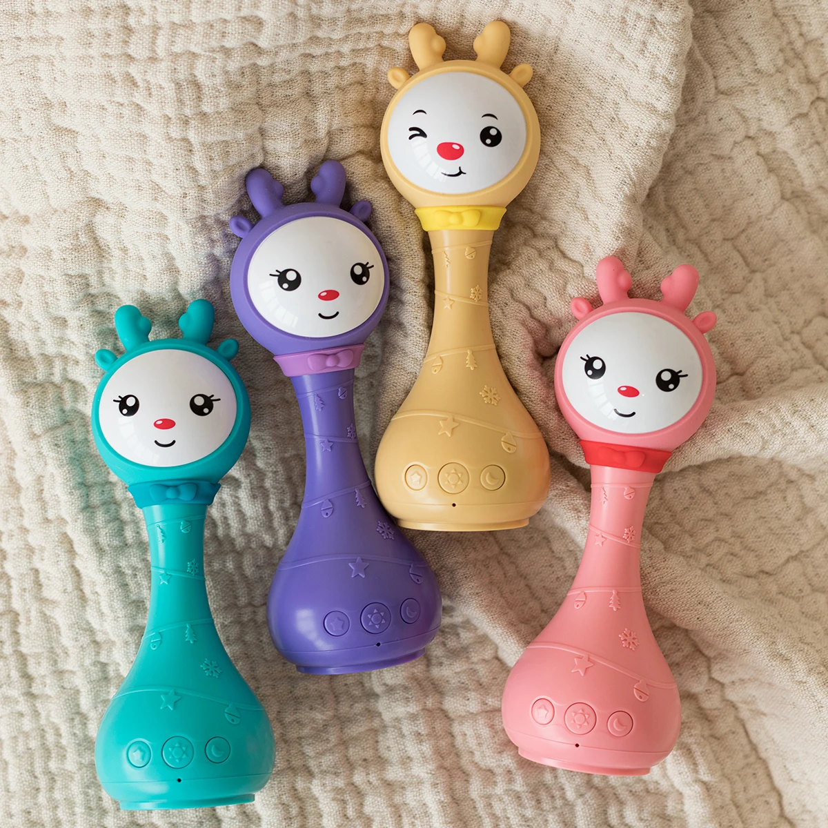 Baby Music teether rattle toy for child 0-24 education Mobile kids bed Bell newborn stroller crib infant pacifier tear - Image 6