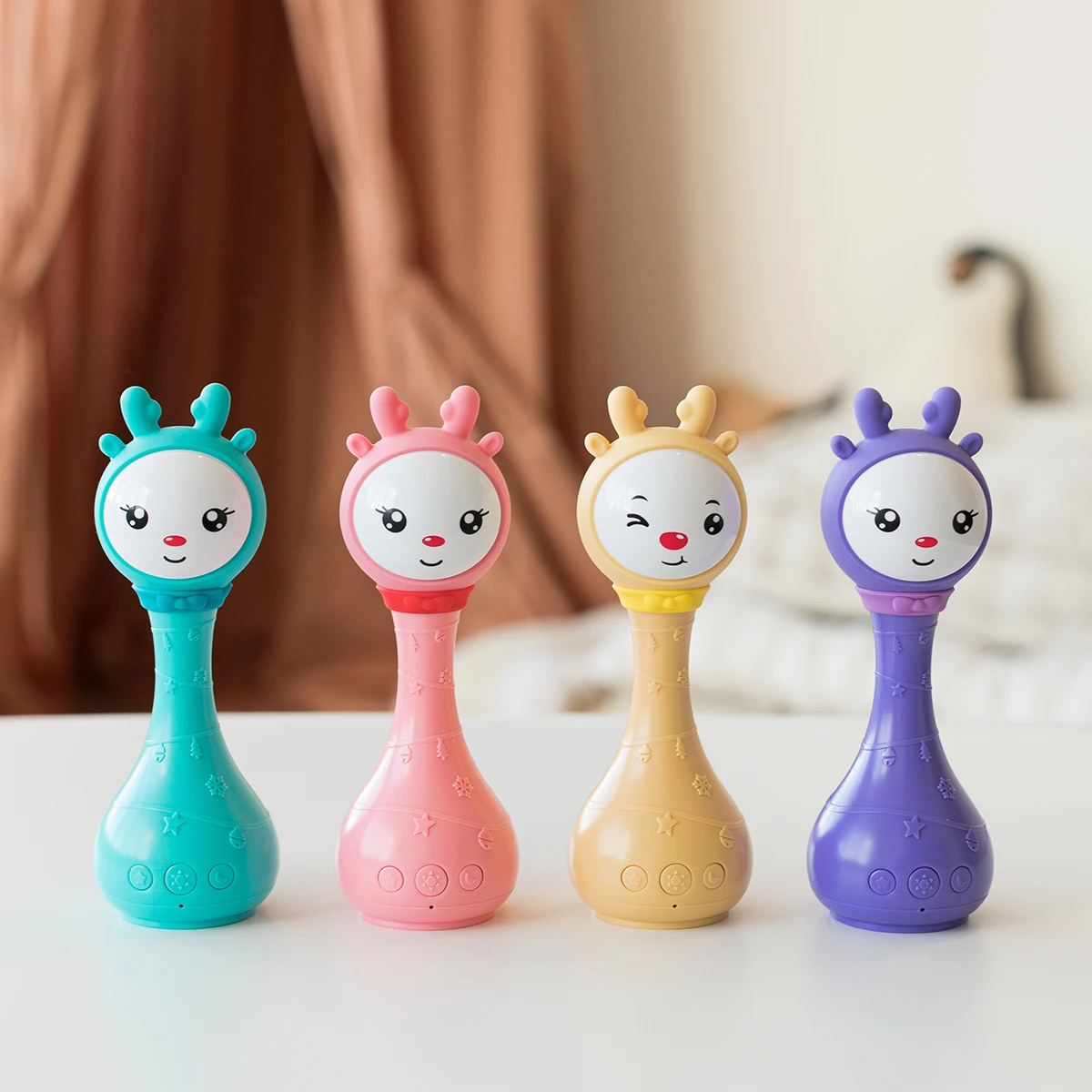 Baby Music teether rattle toy for child 0-24 education Mobile kids bed Bell newborn stroller crib infant pacifier tear - Image 5