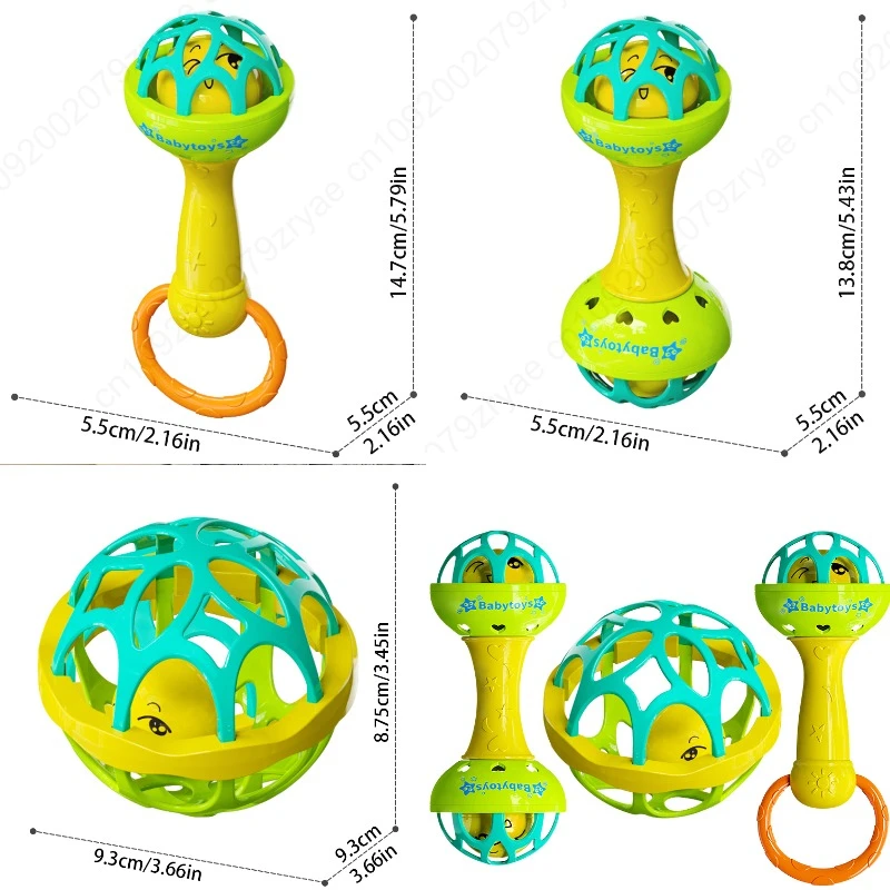 3/1pcs Baby Rattles 0 12 Months Baby Educational Toys Shaker Grab Spin Set Sensory Educational Newborn Gift for Infant Boy Girls - Image 6