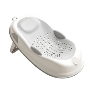Ergonomic Baby Bath Support Seat Infant Bath Lounger Non-Slip Bath Mat for Infants Baby Bathing Support Bath Frame