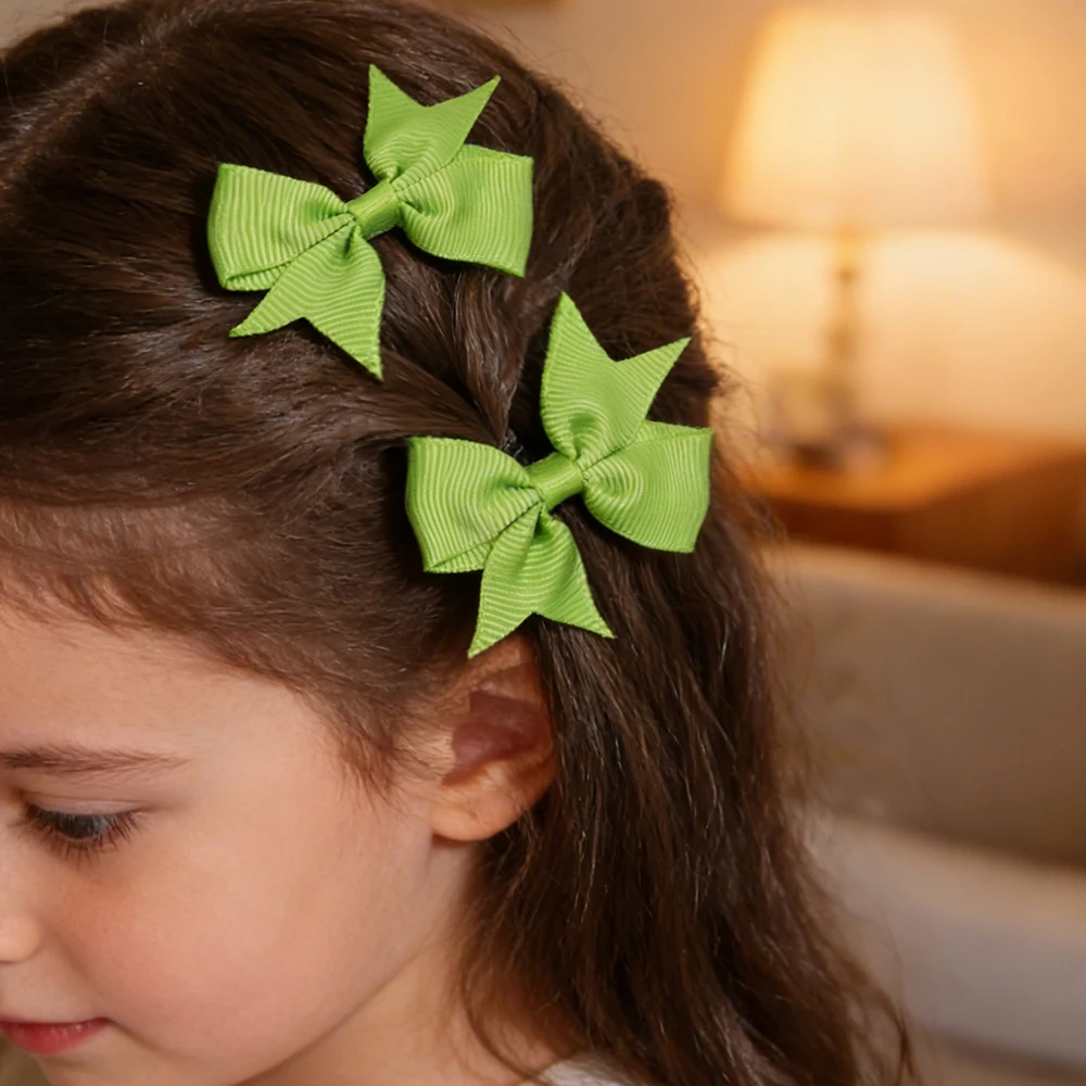 6PCS Girls' Hair Accessories, Multiple Sweet and Cute Bow Hair Clips, Children's and Baby Birthday Hair Accessories Gifts - Image 3