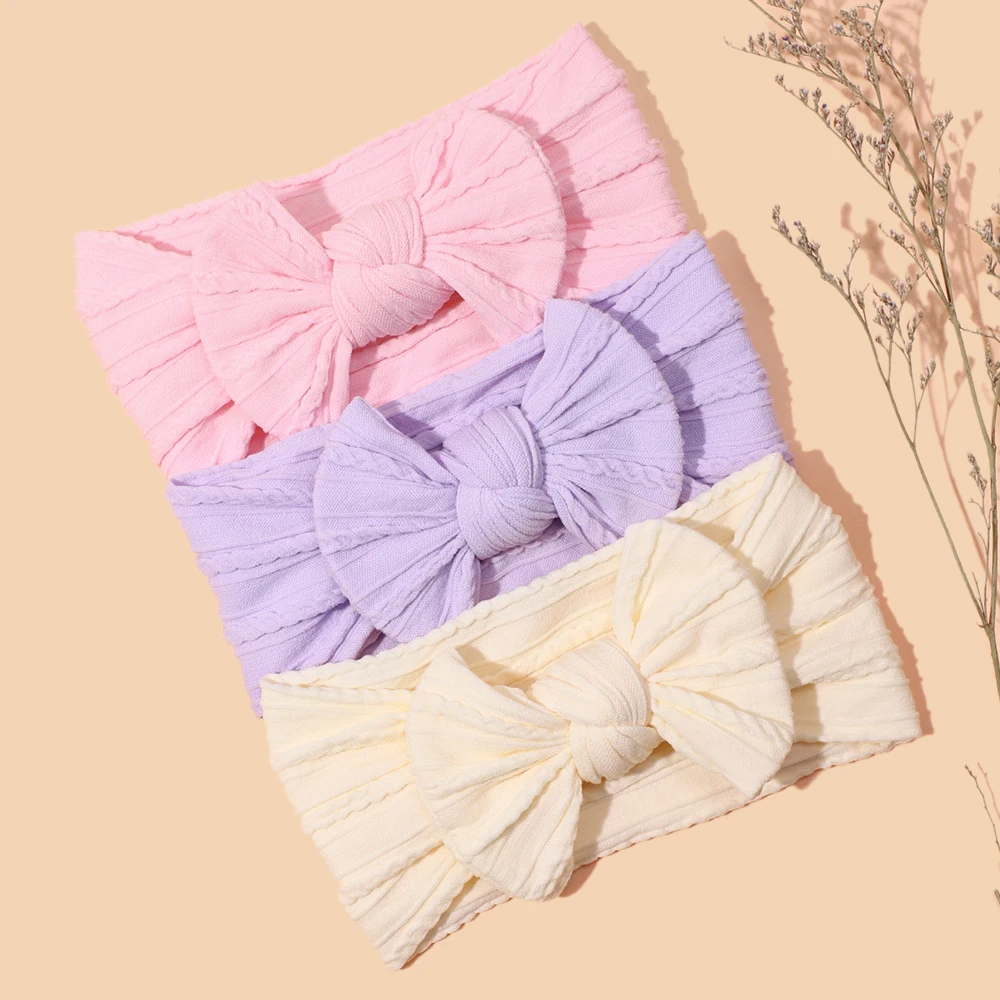 1pcs Bow Baby Head Band for Children Print Baby Headbands Newborn Cable Headband Turban Kids Headwear Baby Hair Accessories Girl - Image 6