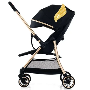 Stroller Can Sit and Lie Down Two-way High Landscape One-click Folding Children's Four-wheel Baby Walker Baby Stroller Portable